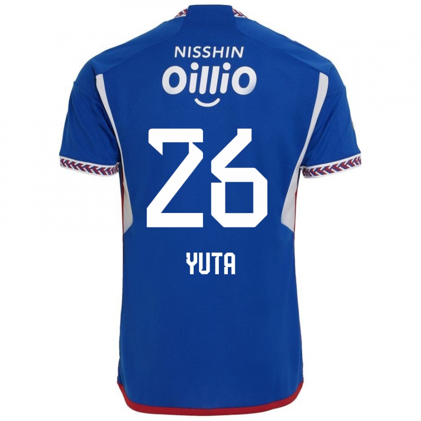 Herren Yuta Koike #26 Blau Weiß Rot Heimtrikot Trikot 2024/25 T-Shirt Schweiz