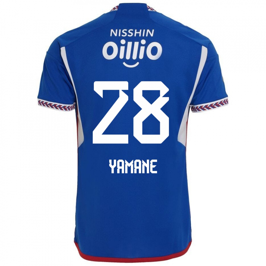 Herren Riku Yamane #28 Blau Weiß Rot Heimtrikot Trikot 2024/25 T-Shirt Schweiz