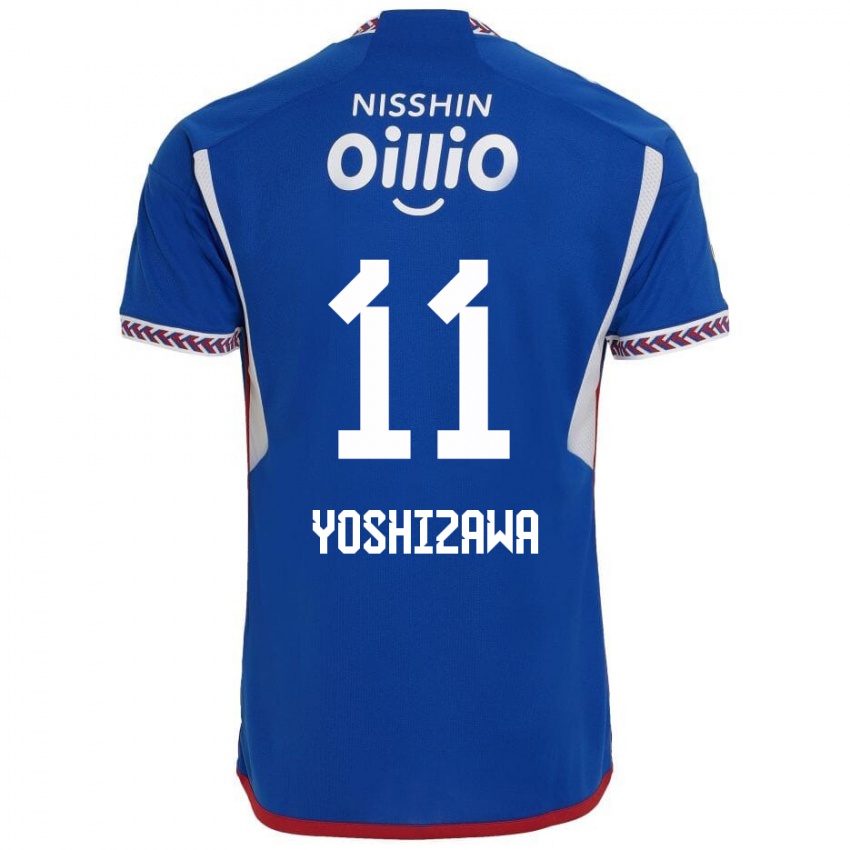 Herren Mirai Yoshizawa #11 Blau Weiß Rot Heimtrikot Trikot 2024/25 T-Shirt Schweiz