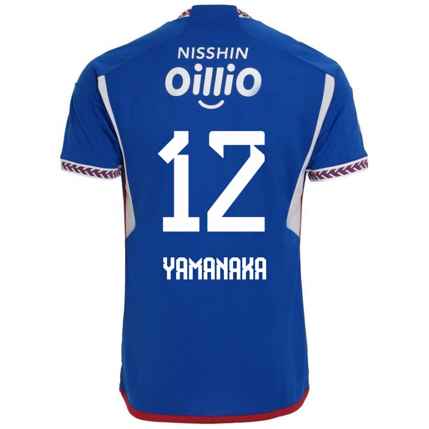 Herren Yuki Yamanaka #12 Blau Weiß Rot Heimtrikot Trikot 2024/25 T-Shirt Schweiz