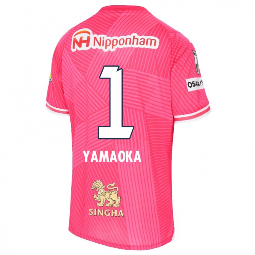 Herren Kumpei Yamaoka #1 Rosa Weiß Heimtrikot Trikot 2024/25 T-Shirt Schweiz