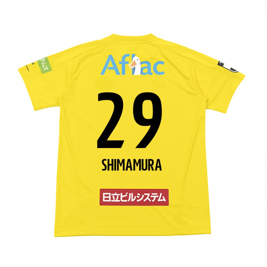 Herren Takuya Shimamura #29 Gelb Schwarz Heimtrikot Trikot 2024/25 T-Shirt Schweiz