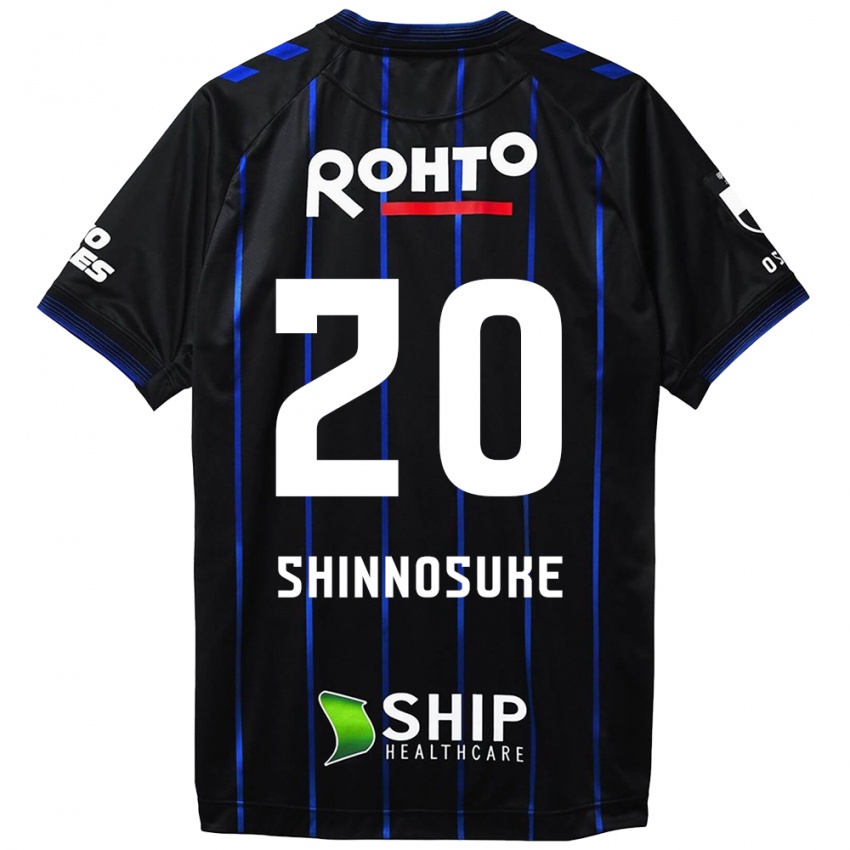 Homme Maillot Shinnosuke Nakatani #20 Noir Bleu Tenues Domicile 2024/25 T-Shirt Suisse