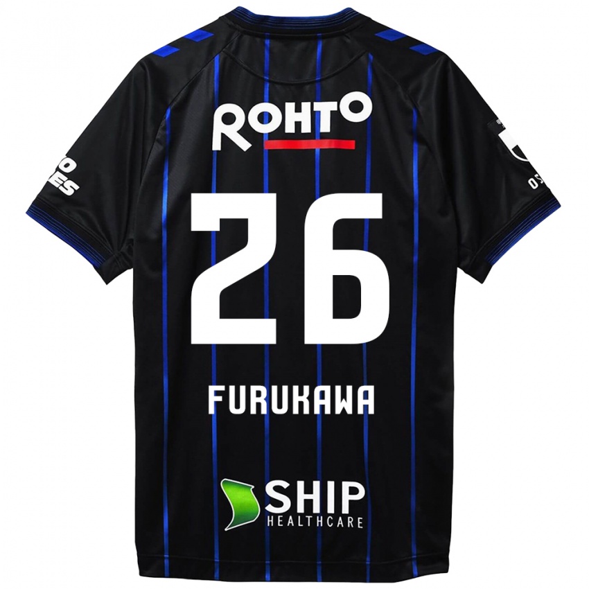 Herren Kanta Furukawa #26 Schwarz Blau Heimtrikot Trikot 2024/25 T-Shirt Schweiz