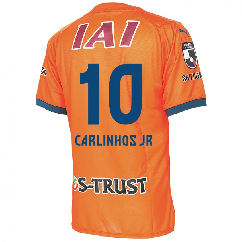 Homme Maillot Carlinhos Junior #10 Bleu Orange Tenues Domicile 2024/25 T-Shirt Suisse