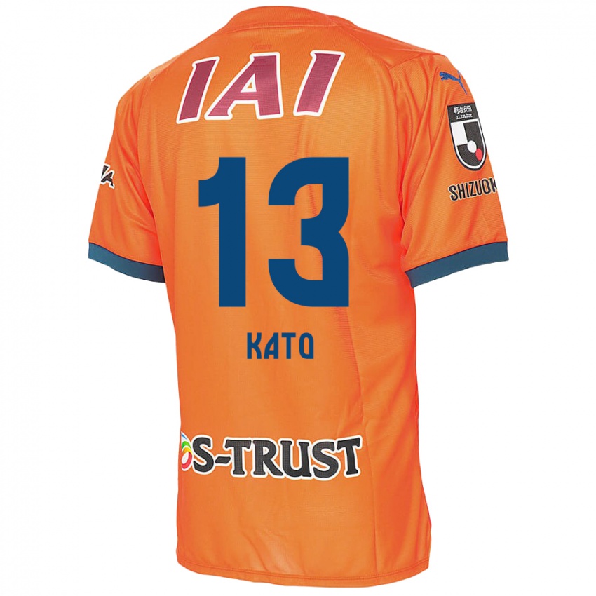 Herren Daiya Kato #13 Orange Blau Heimtrikot Trikot 2024/25 T-Shirt Schweiz