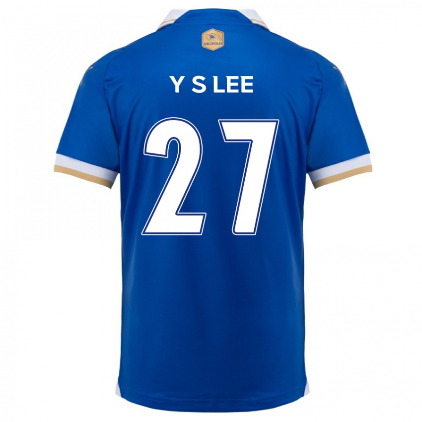 Herren Shi-Yeong Lee #27 Blau Weiss Heimtrikot Trikot 2024/25 T-Shirt Schweiz