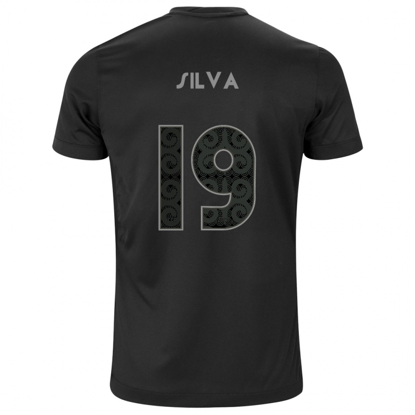 Herren Gustavo Silva #19 Schwarz Auswärtstrikot Trikot 2024/25 T-Shirt Schweiz