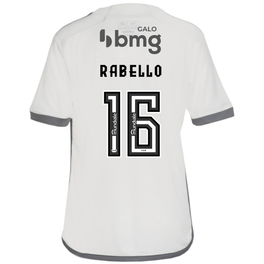 Homme Maillot Igor Rabello #16 Blanc Cassé Tenues Extérieur 2024/25 T-Shirt Suisse