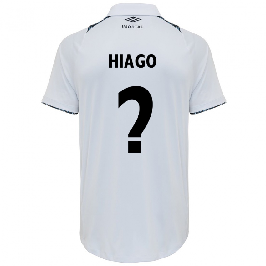 Homme Maillot Hiago #0 Blanc Bleu Tenues Extérieur 2024/25 T-Shirt Suisse