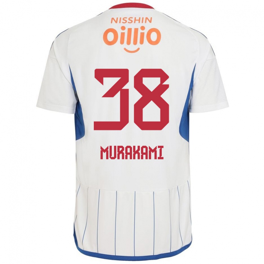 Herren Yuhi Murakami #38 Weiß Blau Rot Auswärtstrikot Trikot 2024/25 T-Shirt Schweiz