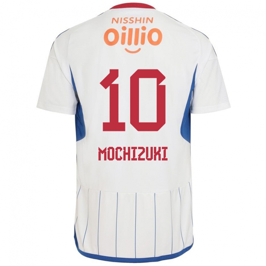 Herren Kohei Mochizuki #10 Weiß Blau Rot Auswärtstrikot Trikot 2024/25 T-Shirt Schweiz