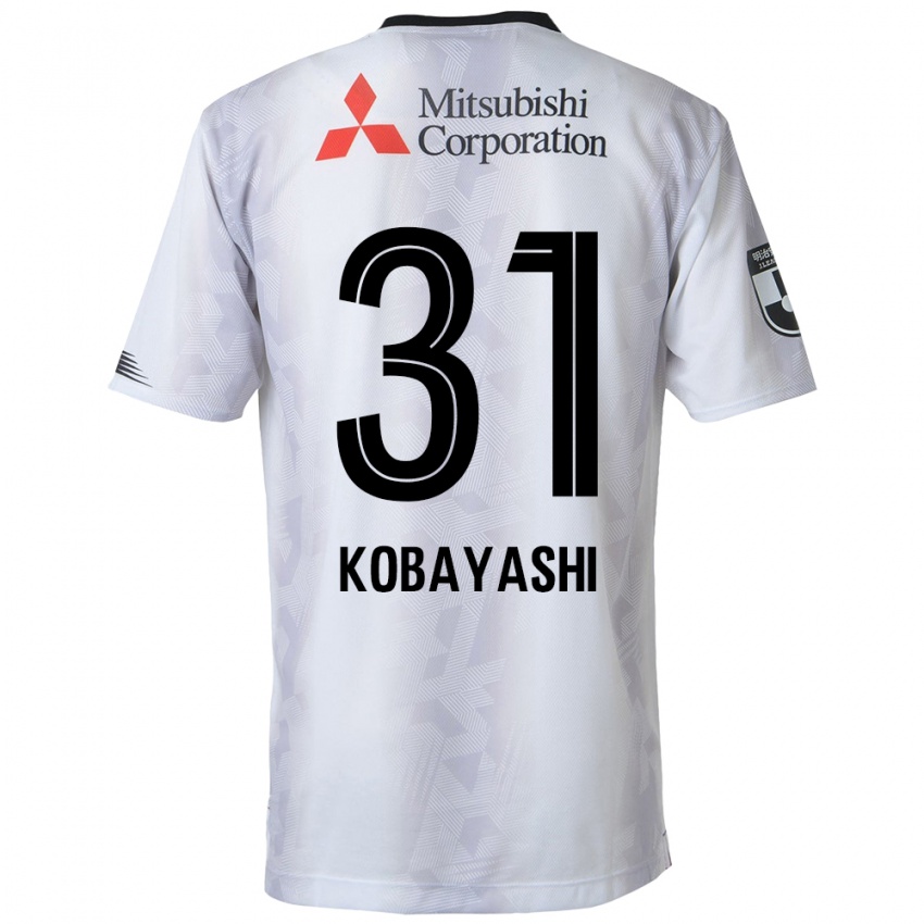 Herren Masataka Kobayashi #31 Weiß Schwarz Auswärtstrikot Trikot 2024/25 T-Shirt Schweiz