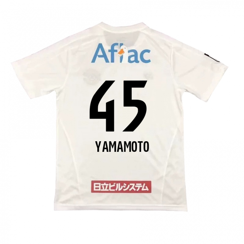 Herren Ota Yamamoto #45 Weiß Schwarz Auswärtstrikot Trikot 2024/25 T-Shirt Schweiz