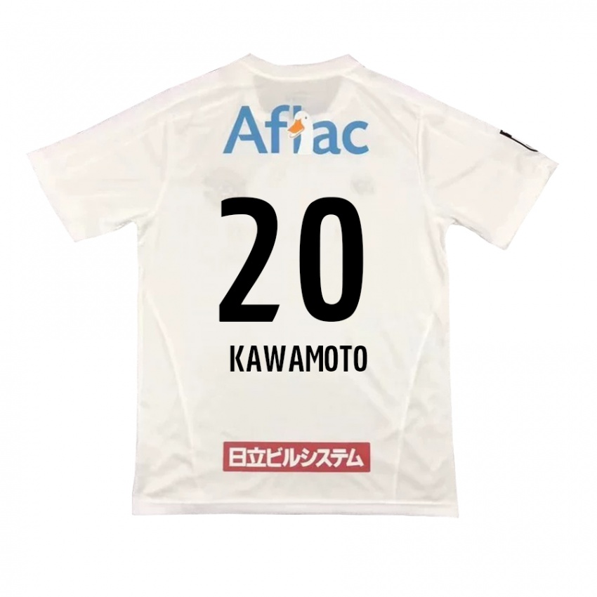 Herren Daizen Kawamoto #20 Weiß Schwarz Auswärtstrikot Trikot 2024/25 T-Shirt Schweiz