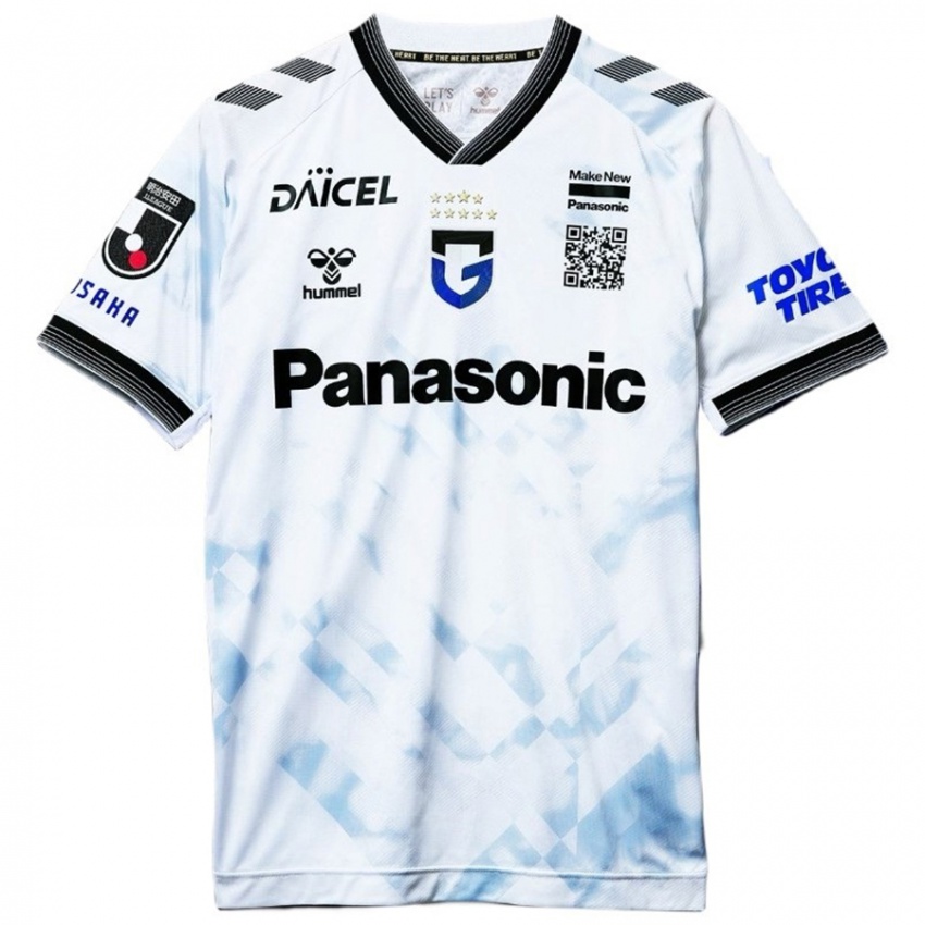 Homme Maillot Masaaki Higashiguchi #1 Blanc Noir Tenues Extérieur 2024/25 T-Shirt Suisse