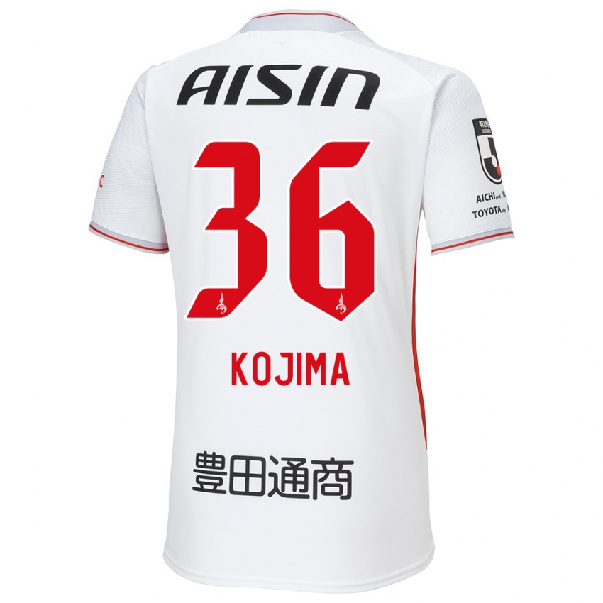 Herren Aoto Kojima #36 Weiß Gelb Rot Auswärtstrikot Trikot 2024/25 T-Shirt Schweiz