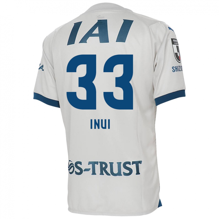 Herren Takashi Inui #33 Weiß Blau Auswärtstrikot Trikot 2024/25 T-Shirt Schweiz