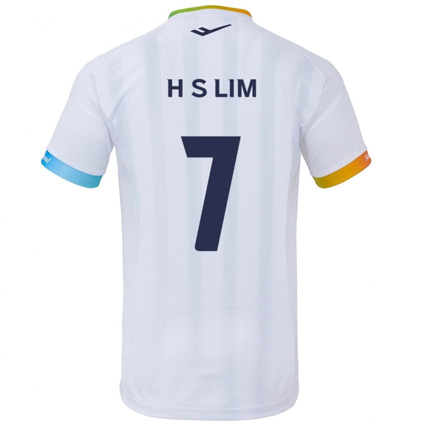 Herren Sang-Hyub Lim #7 Weiß Blau Auswärtstrikot Trikot 2024/25 T-Shirt Schweiz