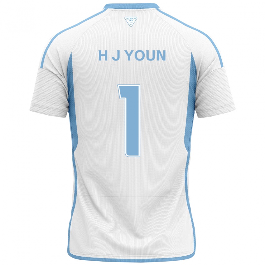 Herren Je-Hun Youn #1 Weiß Blau Auswärtstrikot Trikot 2024/25 T-Shirt Schweiz