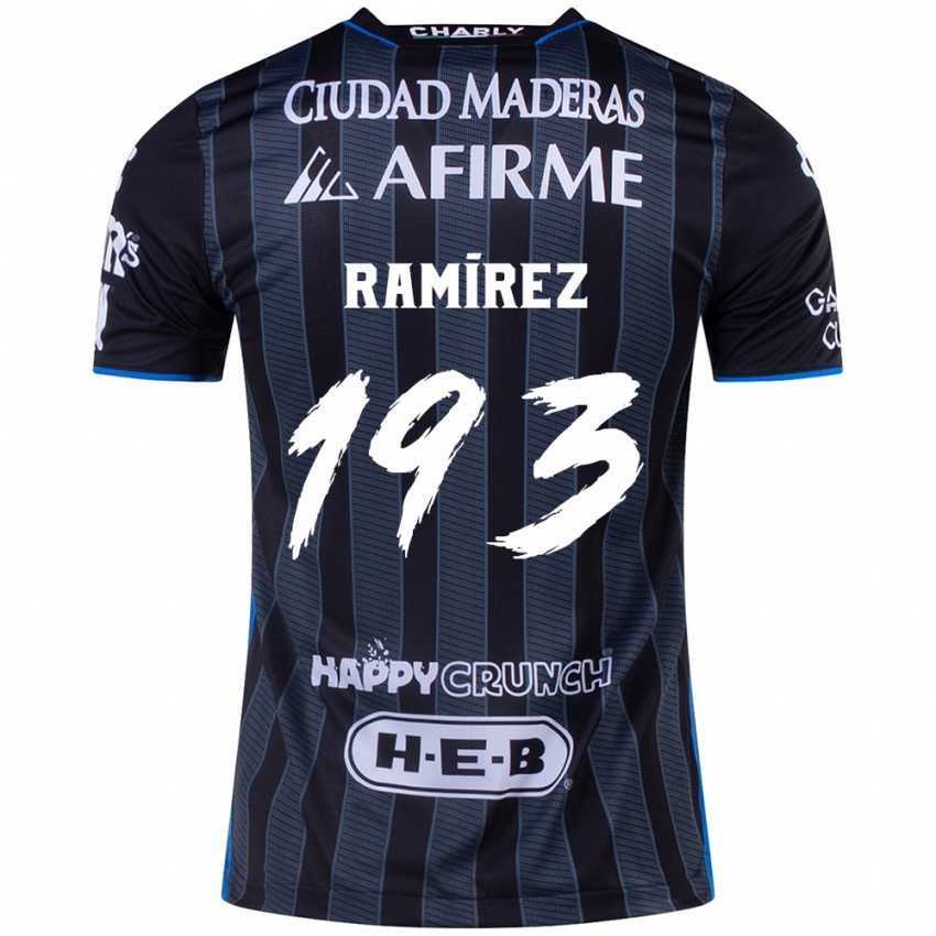 Herren Ángel Ramírez #193 Weiß Schwarz Auswärtstrikot Trikot 2024/25 T-Shirt Schweiz