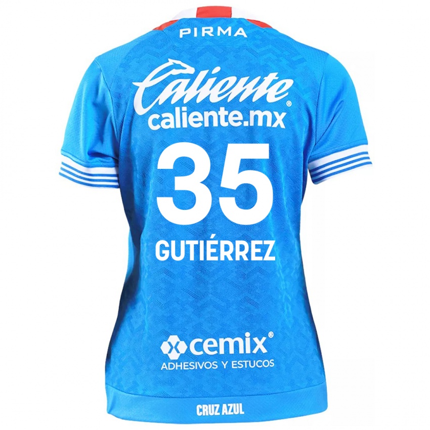 Damen Luis Gutiérrez #35 Himmelblau Heimtrikot Trikot 2024/25 T-Shirt Schweiz