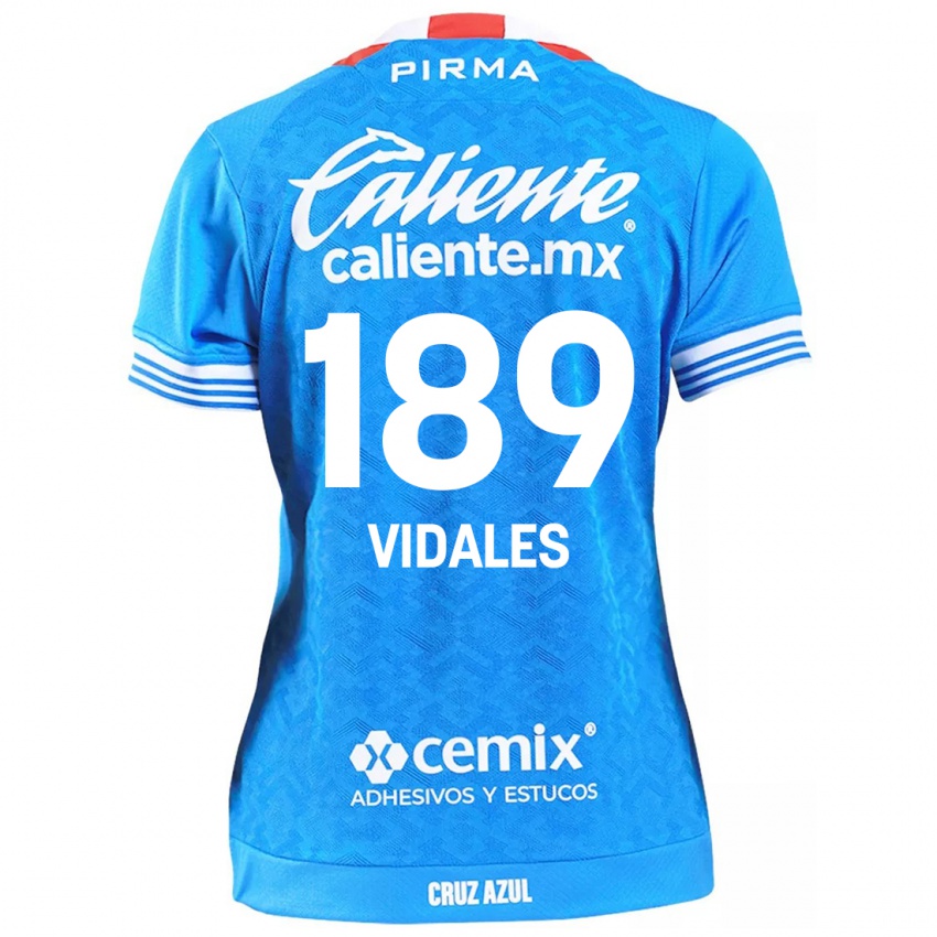 Damen Álvaro Vidales #189 Himmelblau Heimtrikot Trikot 2024/25 T-Shirt Schweiz