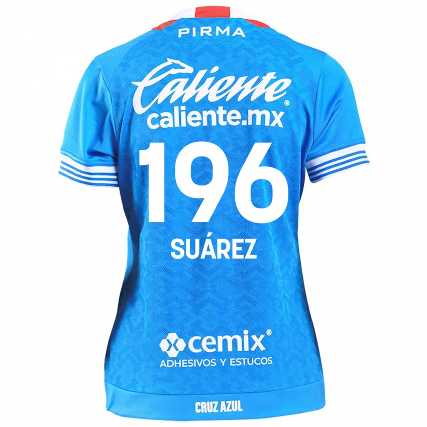 Damen Javier Suárez #196 Himmelblau Heimtrikot Trikot 2024/25 T-Shirt Schweiz