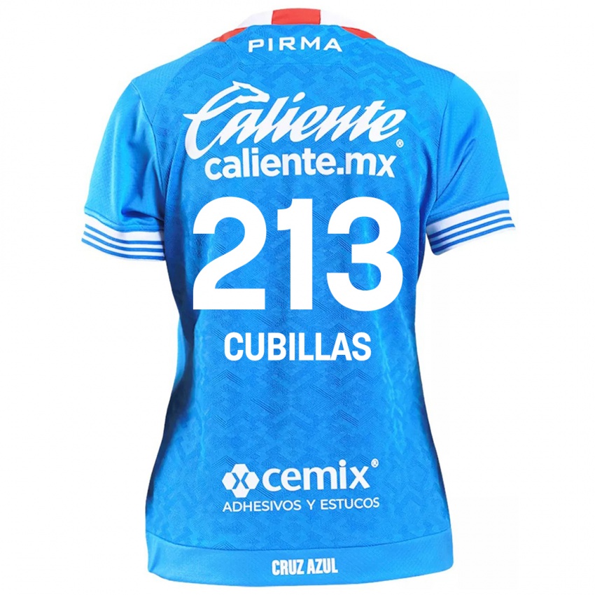 Damen Andre Cubillas #213 Himmelblau Heimtrikot Trikot 2024/25 T-Shirt Schweiz