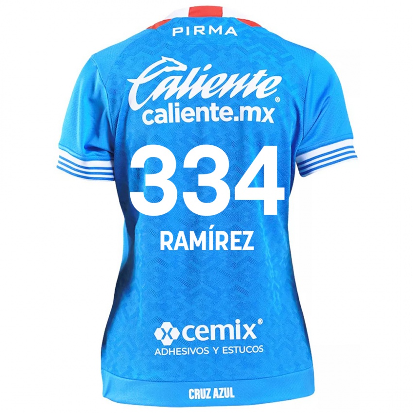 Damen Mauricio Ramírez #334 Himmelblau Heimtrikot Trikot 2024/25 T-Shirt Schweiz