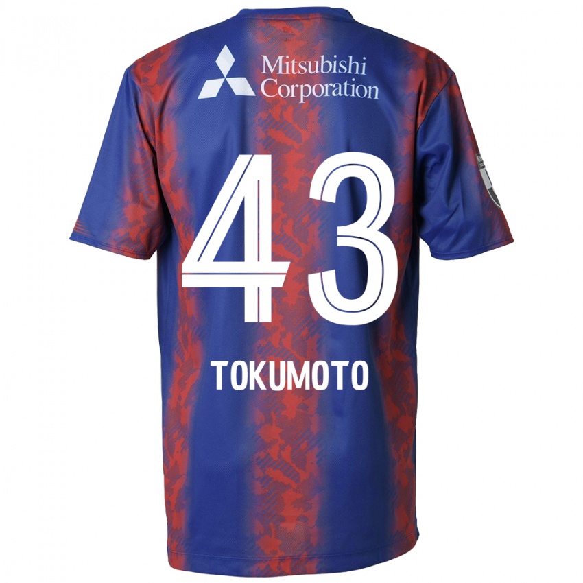 Damen Shuhei Tokumoto #43 Blau Rot Heimtrikot Trikot 2024/25 T-Shirt Schweiz