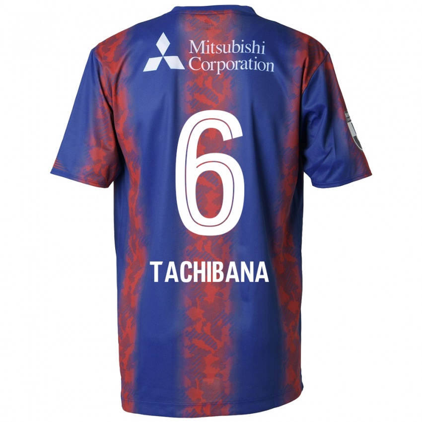 Damen Keigo Tachibana #6 Blau Rot Heimtrikot Trikot 2024/25 T-Shirt Schweiz