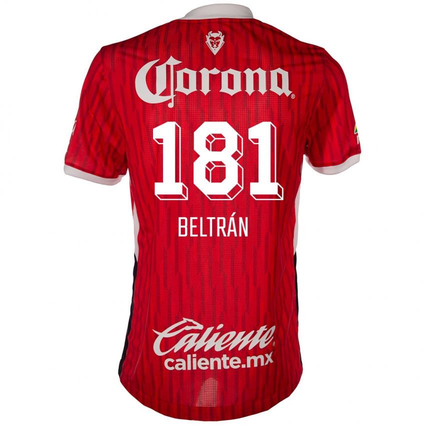 Damen Ronaldo Beltrán #181 Rot-Weiss Heimtrikot Trikot 2024/25 T-Shirt Schweiz