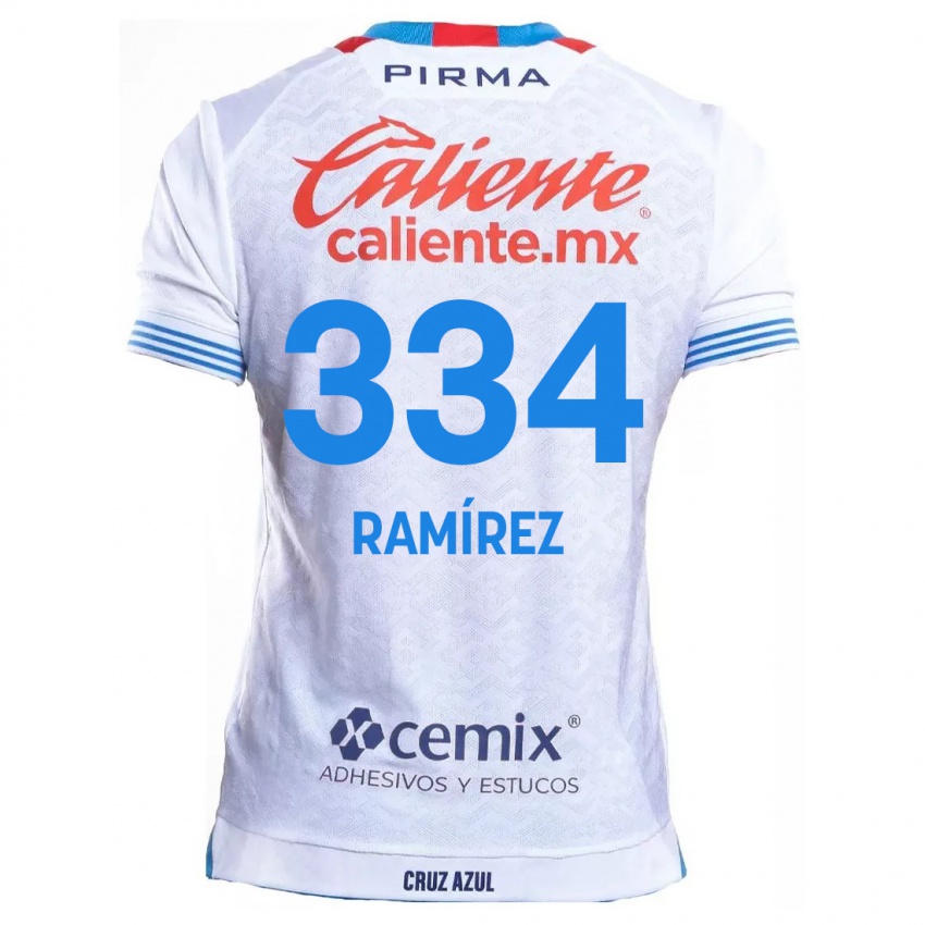 Damen Mauricio Ramírez #334 Weiß Blau Auswärtstrikot Trikot 2024/25 T-Shirt Schweiz