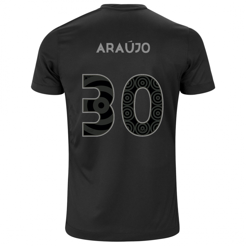 Damen Matheus Araujo #30 Schwarz Auswärtstrikot Trikot 2024/25 T-Shirt Schweiz