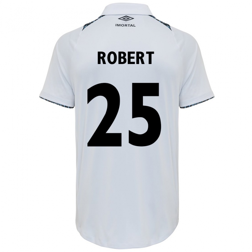 Damen Jhonata Robert #25 Weiß Blau Auswärtstrikot Trikot 2024/25 T-Shirt Schweiz