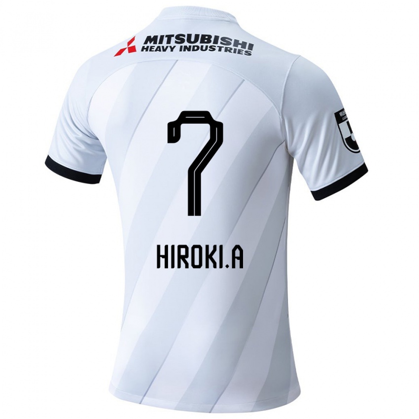 Damen Hiroki Abe #7 Weiß Grau Auswärtstrikot Trikot 2024/25 T-Shirt Schweiz