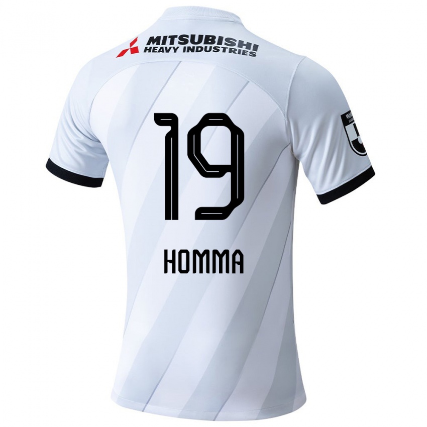 Damen Shion Homma #19 Weiß Grau Auswärtstrikot Trikot 2024/25 T-Shirt Schweiz