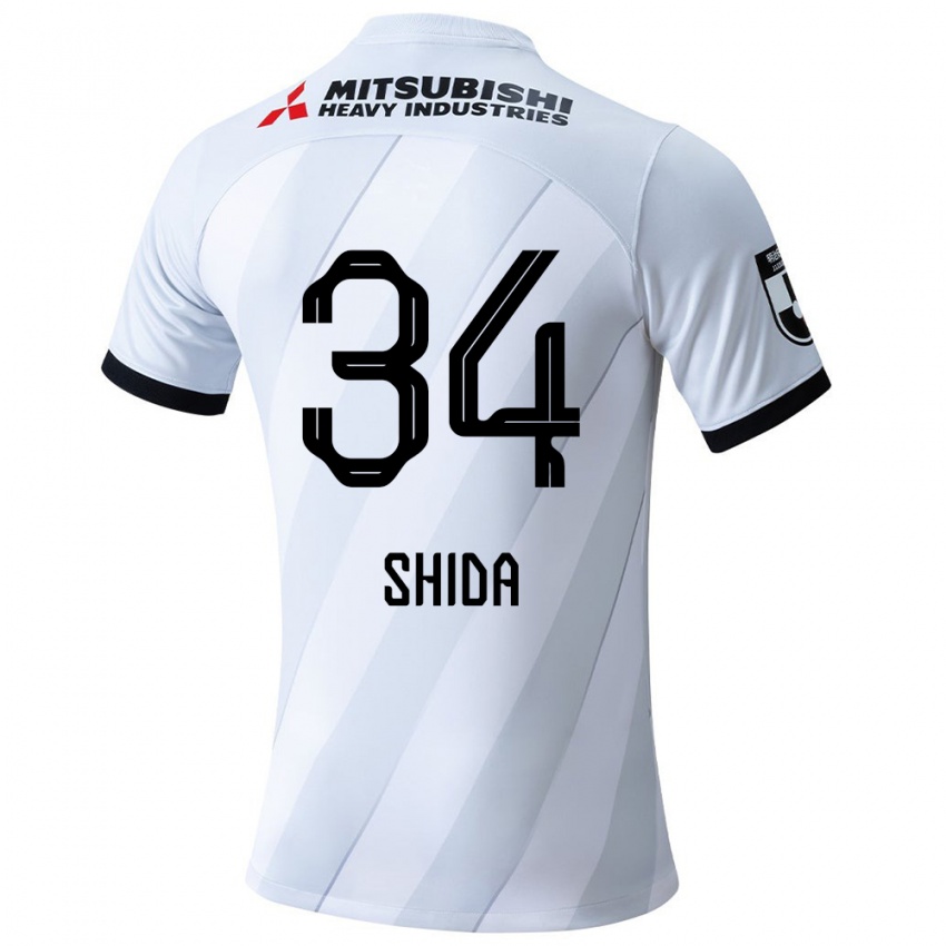 Damen Izuho Shida #34 Weiß Grau Auswärtstrikot Trikot 2024/25 T-Shirt Schweiz