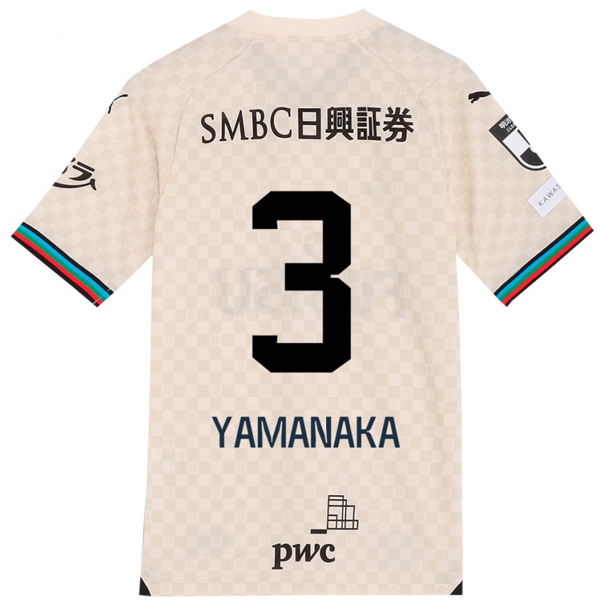 Damen Daiki Yamanaka #3 Weiß Grau Auswärtstrikot Trikot 2024/25 T-Shirt Schweiz