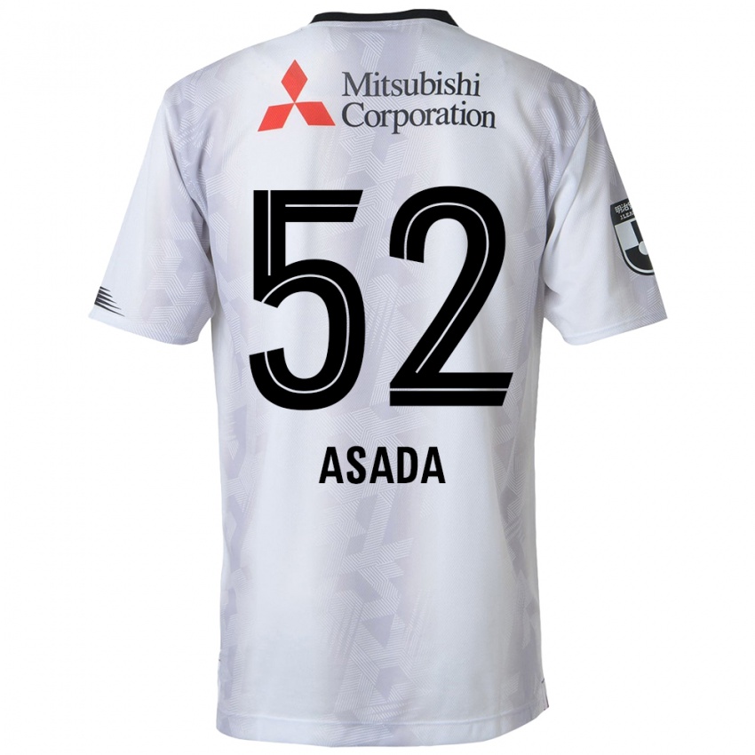 Damen Rui Asada #52 Weiß Schwarz Auswärtstrikot Trikot 2024/25 T-Shirt Schweiz