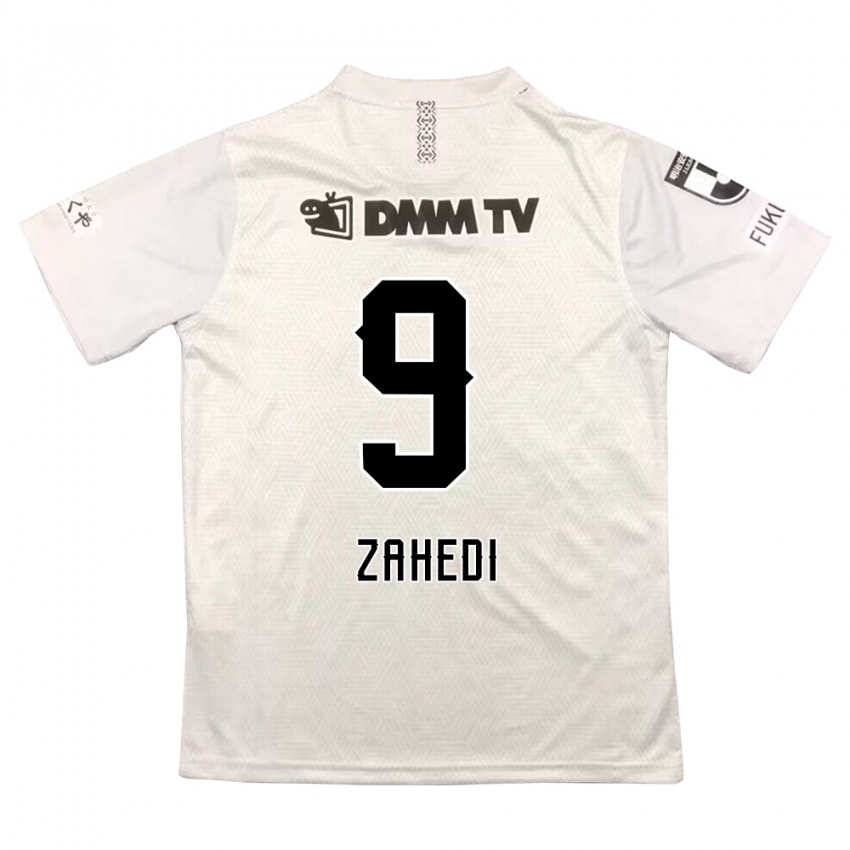 Damen Shahab Zahedi #9 Grauschwarz Auswärtstrikot Trikot 2024/25 T-Shirt Schweiz