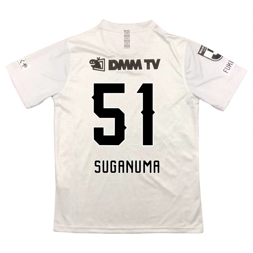 Damen Kazuaki Suganuma #51 Grauschwarz Auswärtstrikot Trikot 2024/25 T-Shirt Schweiz