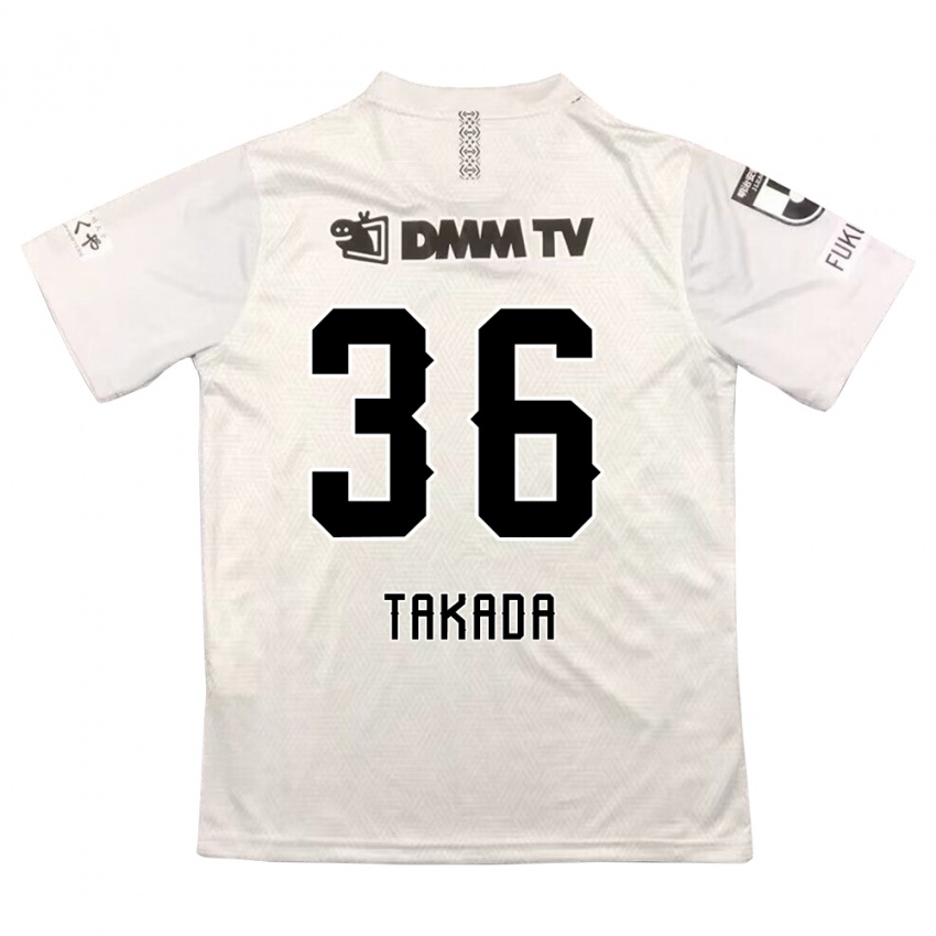 Damen Seiya Takada #36 Grauschwarz Auswärtstrikot Trikot 2024/25 T-Shirt Schweiz