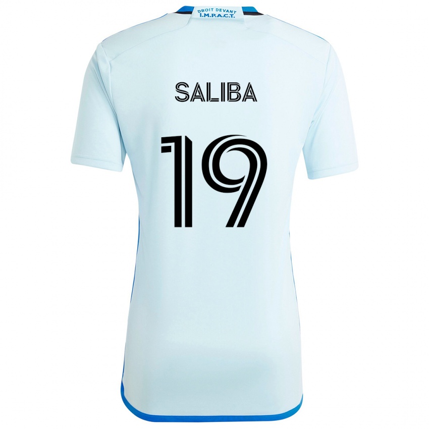 Damen Nathan-Dylan Saliba #19 Eisblau Auswärtstrikot Trikot 2024/25 T-Shirt Schweiz