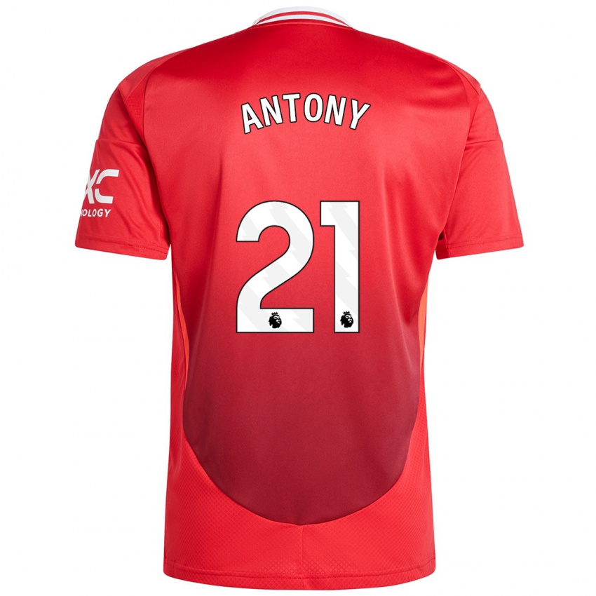 Kinder Antony #21 Hellrot Heimtrikot Trikot 2024/25 T-Shirt Schweiz