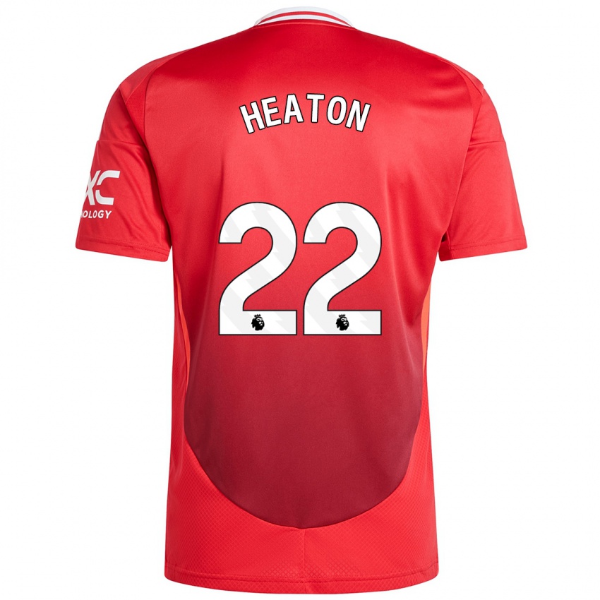 Kinder Tom Heaton #22 Hellrot Heimtrikot Trikot 2024/25 T-Shirt Schweiz