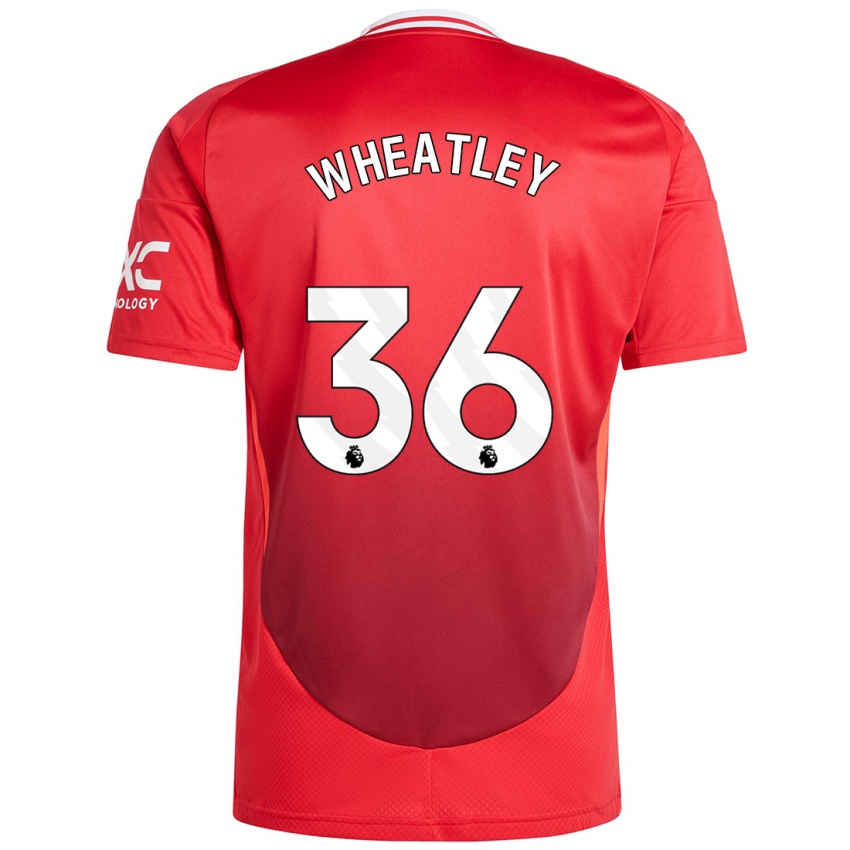 Kinder Ethan Wheatley #36 Hellrot Heimtrikot Trikot 2024/25 T-Shirt Schweiz