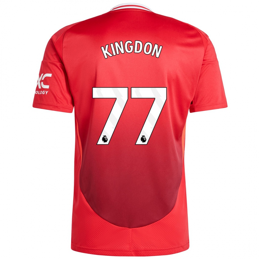 Kinder Jack Kingdon #77 Hellrot Heimtrikot Trikot 2024/25 T-Shirt Schweiz