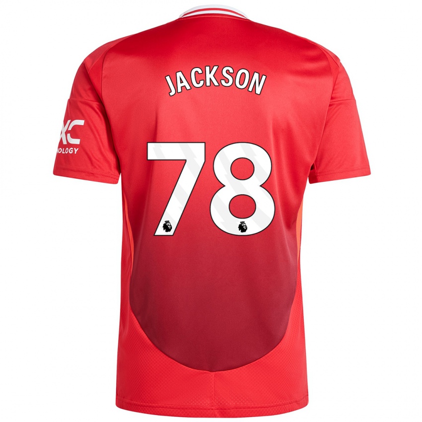 Kinder Louis Jackson #78 Hellrot Heimtrikot Trikot 2024/25 T-Shirt Schweiz